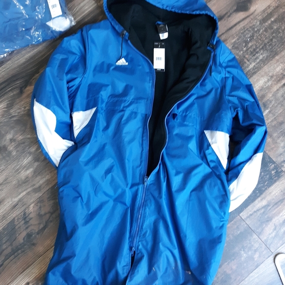 adidas Jackets & Coats Nwt Fully Lined Adidas Swim Parka Poshmark